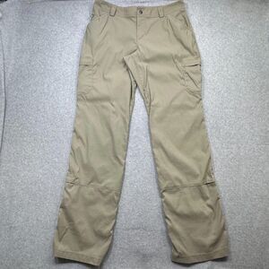 Duluth Trading Dry On The Fly Boot Cut Cargo Pants Womens 16 Khaki Outdoor
